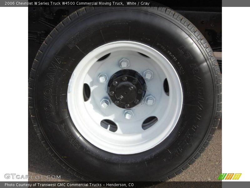 White / Gray 2006 Chevrolet W Series Truck W4500 Commercial Moving Truck