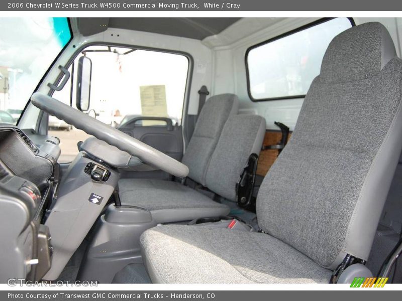 White / Gray 2006 Chevrolet W Series Truck W4500 Commercial Moving Truck
