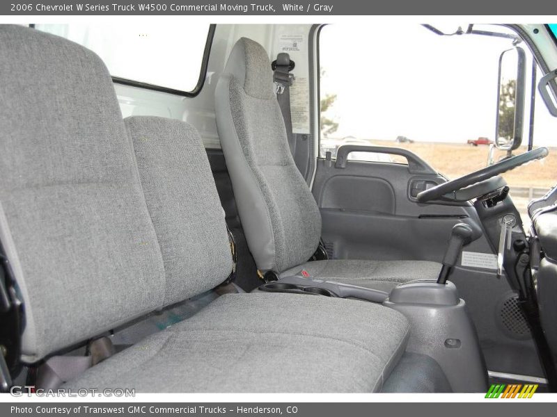 White / Gray 2006 Chevrolet W Series Truck W4500 Commercial Moving Truck