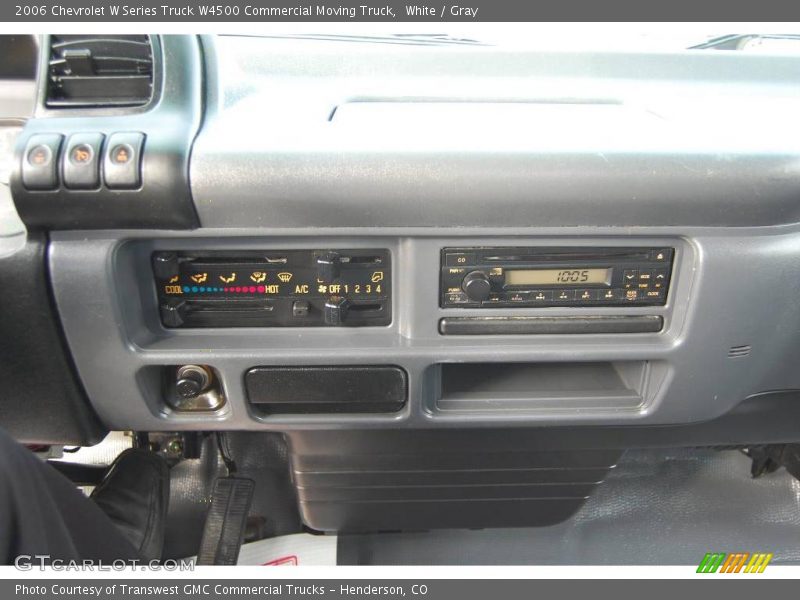 White / Gray 2006 Chevrolet W Series Truck W4500 Commercial Moving Truck