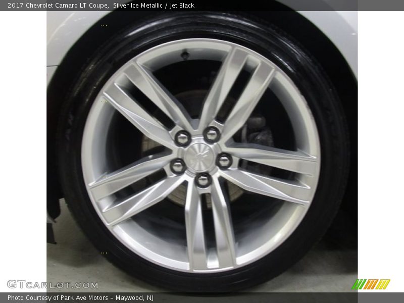 Silver Ice Metallic / Jet Black 2017 Chevrolet Camaro LT Coupe