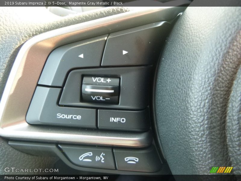 Magnetite Gray Metallic / Black 2019 Subaru Impreza 2.0i 5-Door