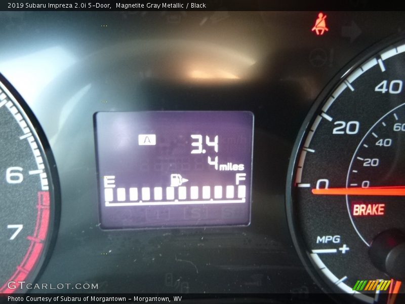 Magnetite Gray Metallic / Black 2019 Subaru Impreza 2.0i 5-Door