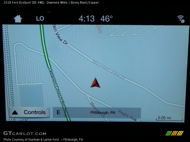 Diamond White / Ebony Black/Copper 2018 Ford EcoSport SES 4WD