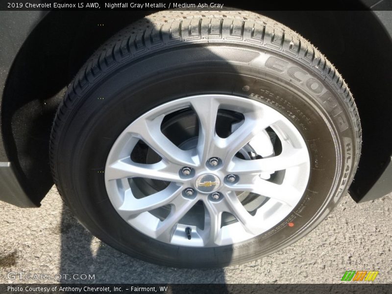 Nightfall Gray Metallic / Medium Ash Gray 2019 Chevrolet Equinox LS AWD