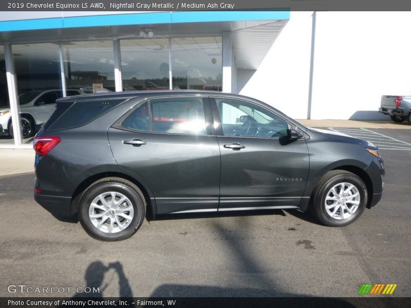 Nightfall Gray Metallic / Medium Ash Gray 2019 Chevrolet Equinox LS AWD