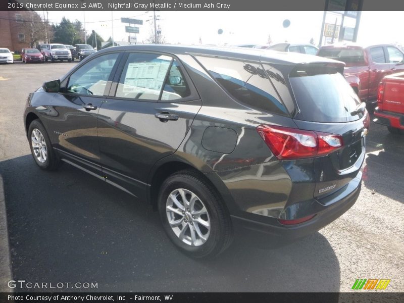 Nightfall Gray Metallic / Medium Ash Gray 2019 Chevrolet Equinox LS AWD