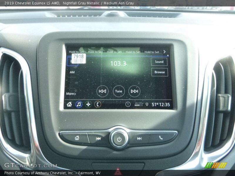 Nightfall Gray Metallic / Medium Ash Gray 2019 Chevrolet Equinox LS AWD
