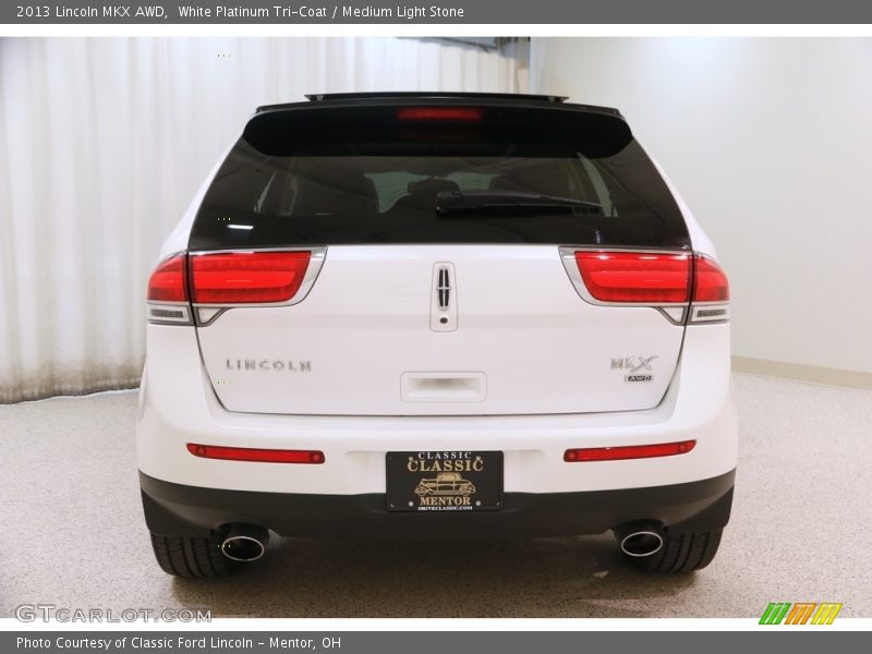 White Platinum Tri-Coat / Medium Light Stone 2013 Lincoln MKX AWD