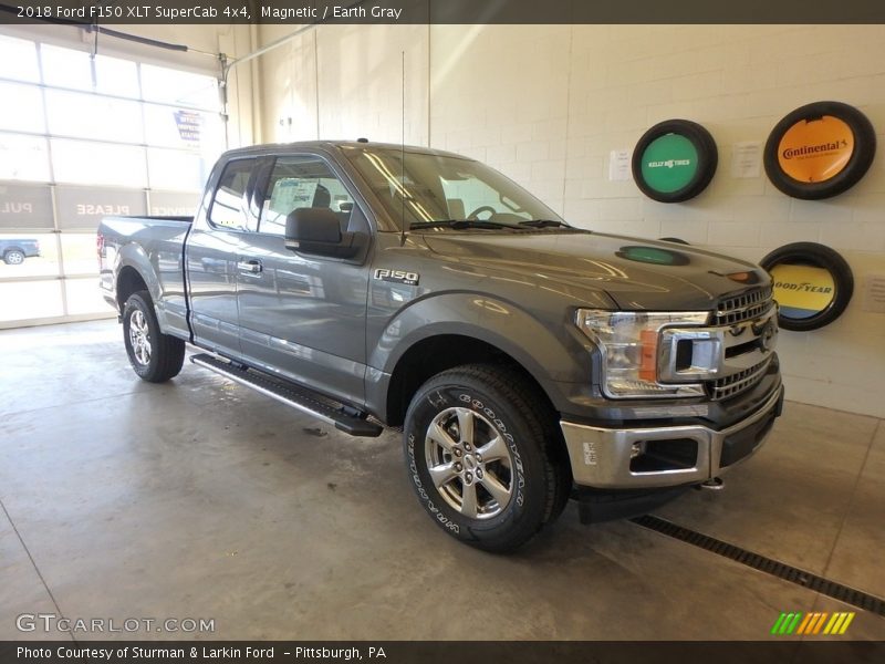 Magnetic / Earth Gray 2018 Ford F150 XLT SuperCab 4x4