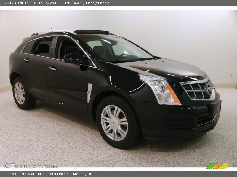 Black Raven / Ebony/Ebony 2012 Cadillac SRX Luxury AWD