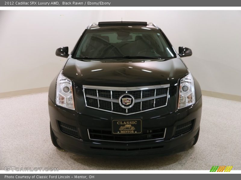 Black Raven / Ebony/Ebony 2012 Cadillac SRX Luxury AWD