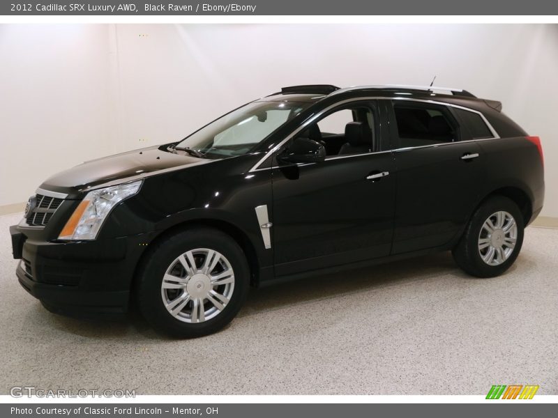 Black Raven / Ebony/Ebony 2012 Cadillac SRX Luxury AWD