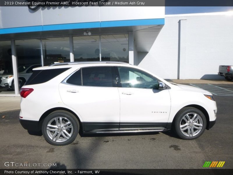 Iridescent Pearl Tricoat / Medium Ash Gray 2019 Chevrolet Equinox Premier AWD