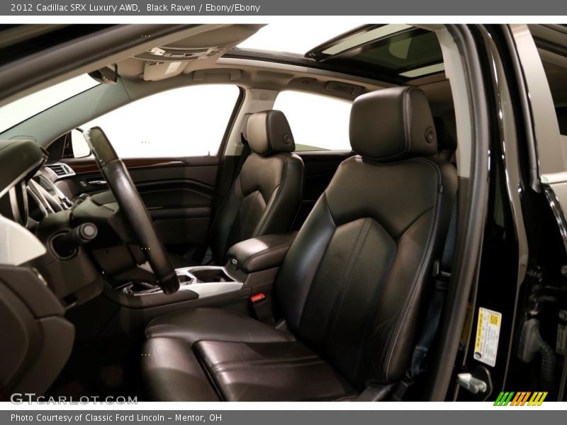 Black Raven / Ebony/Ebony 2012 Cadillac SRX Luxury AWD