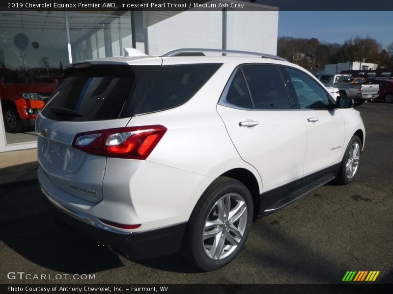 Iridescent Pearl Tricoat / Medium Ash Gray 2019 Chevrolet Equinox Premier AWD