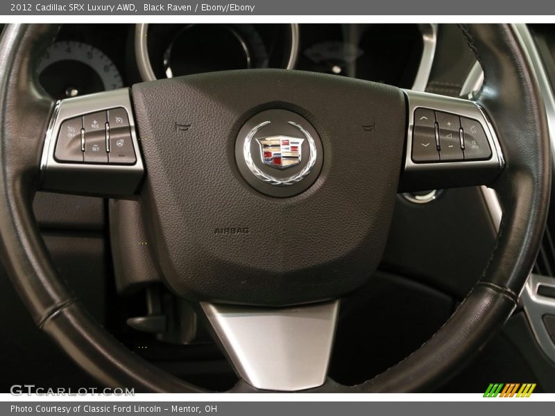 Black Raven / Ebony/Ebony 2012 Cadillac SRX Luxury AWD