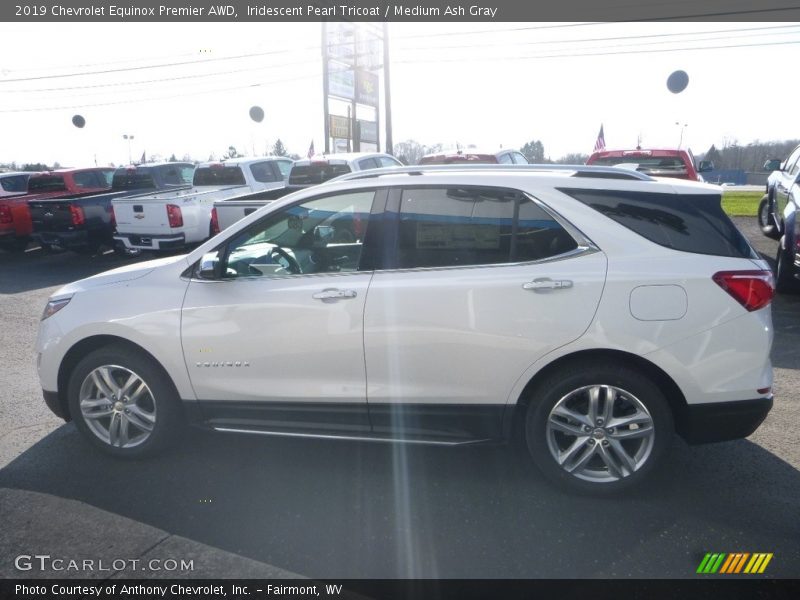 Iridescent Pearl Tricoat / Medium Ash Gray 2019 Chevrolet Equinox Premier AWD