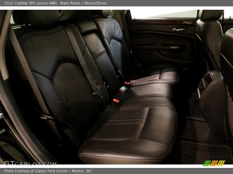 Black Raven / Ebony/Ebony 2012 Cadillac SRX Luxury AWD
