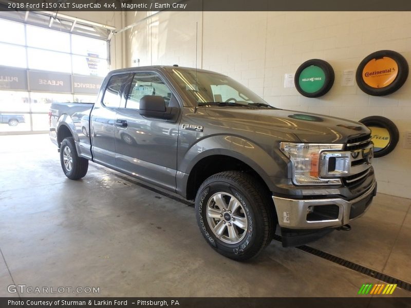 Magnetic / Earth Gray 2018 Ford F150 XLT SuperCab 4x4