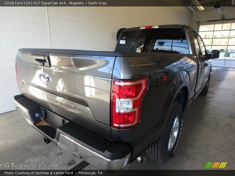 Magnetic / Earth Gray 2018 Ford F150 XLT SuperCab 4x4