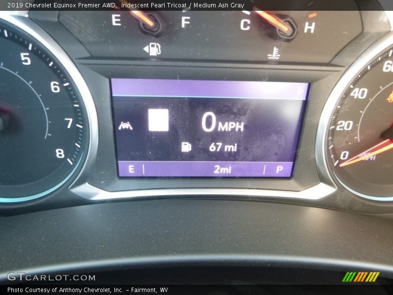 Iridescent Pearl Tricoat / Medium Ash Gray 2019 Chevrolet Equinox Premier AWD