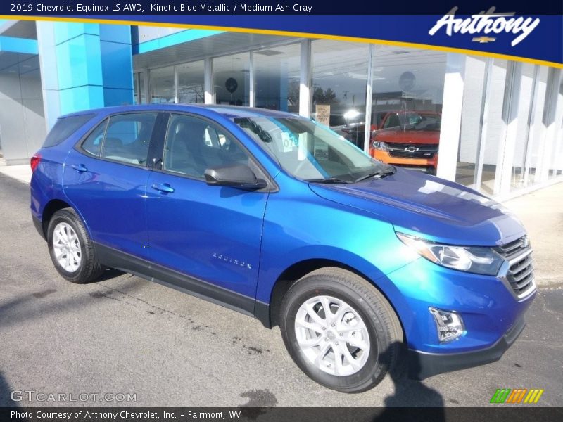Kinetic Blue Metallic / Medium Ash Gray 2019 Chevrolet Equinox LS AWD