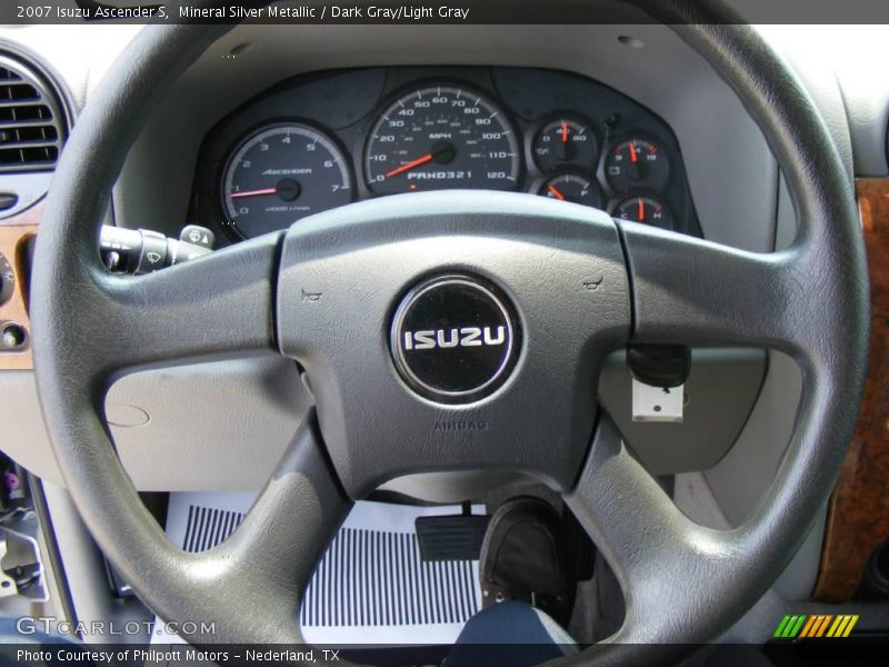 Mineral Silver Metallic / Dark Gray/Light Gray 2007 Isuzu Ascender S