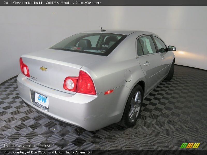 Gold Mist Metallic / Cocoa/Cashmere 2011 Chevrolet Malibu LT