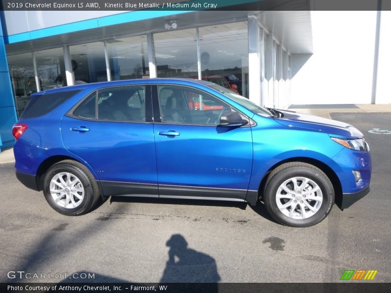 Kinetic Blue Metallic / Medium Ash Gray 2019 Chevrolet Equinox LS AWD