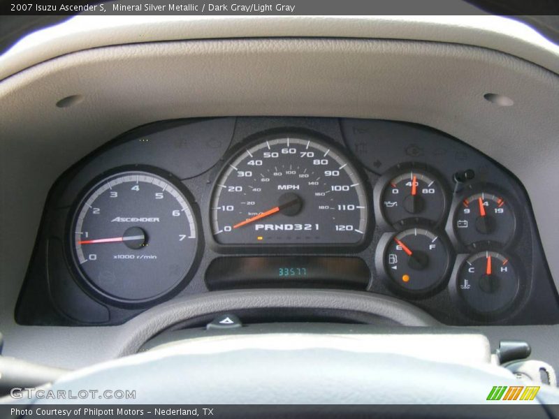 Mineral Silver Metallic / Dark Gray/Light Gray 2007 Isuzu Ascender S