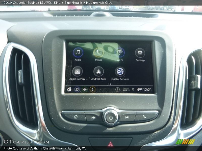 Kinetic Blue Metallic / Medium Ash Gray 2019 Chevrolet Equinox LS AWD