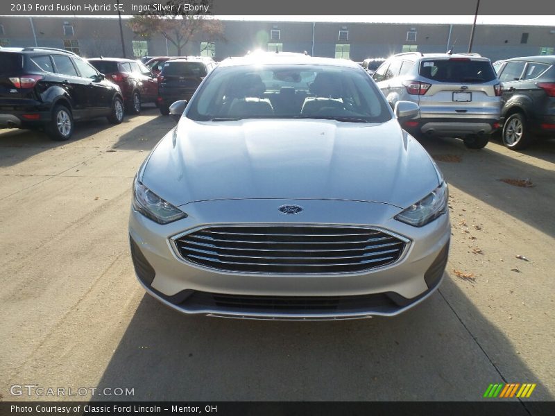 Ingot Silver / Ebony 2019 Ford Fusion Hybrid SE