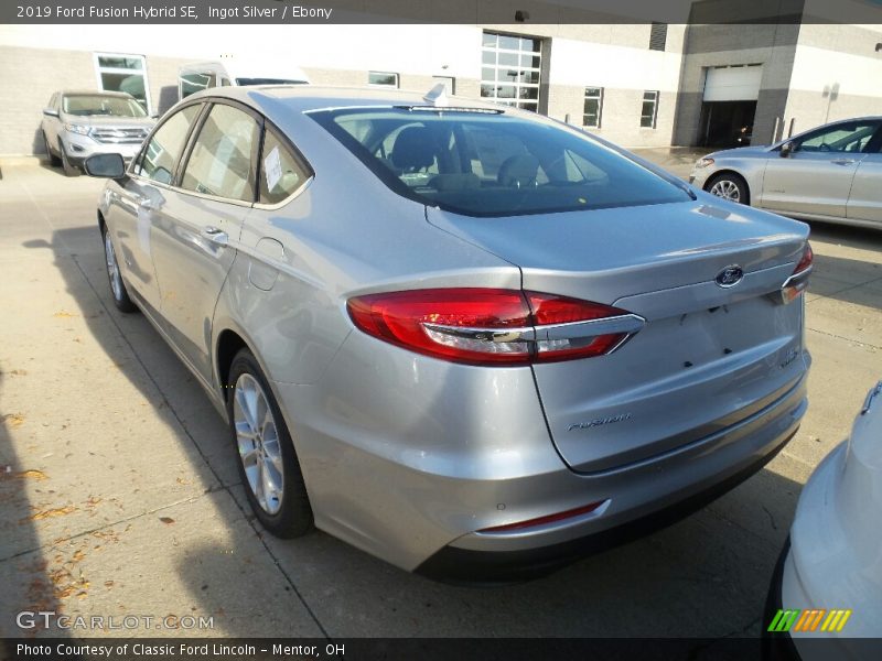 Ingot Silver / Ebony 2019 Ford Fusion Hybrid SE