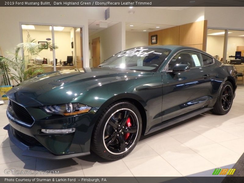 Front 3/4 View of 2019 Mustang Bullitt