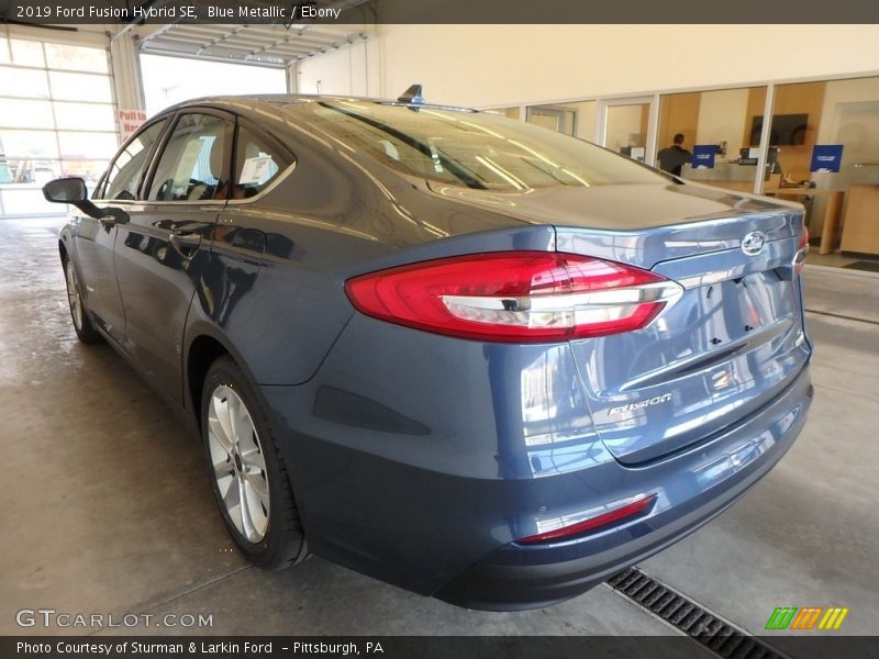 Blue Metallic / Ebony 2019 Ford Fusion Hybrid SE