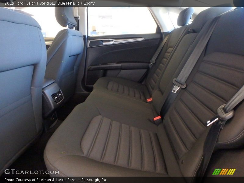 Rear Seat of 2019 Fusion Hybrid SE