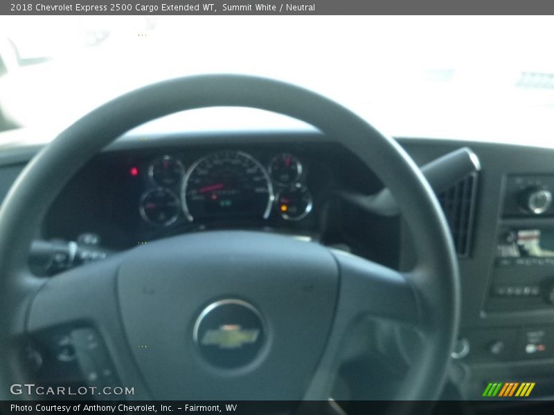 Summit White / Neutral 2018 Chevrolet Express 2500 Cargo Extended WT
