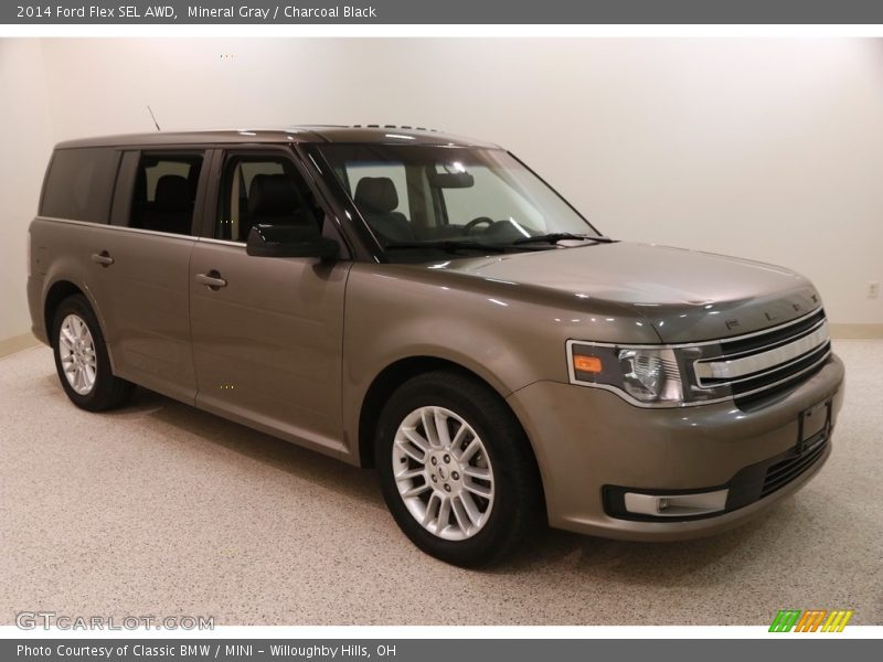 Mineral Gray / Charcoal Black 2014 Ford Flex SEL AWD