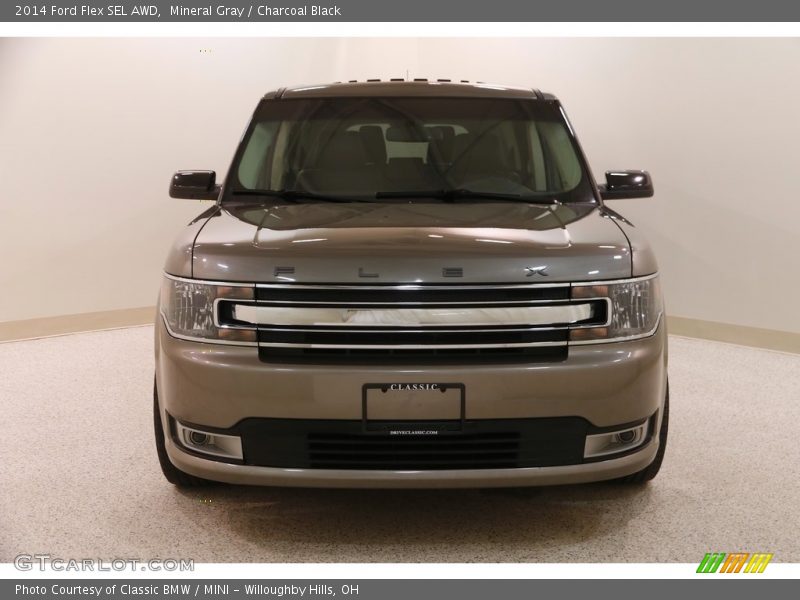 Mineral Gray / Charcoal Black 2014 Ford Flex SEL AWD