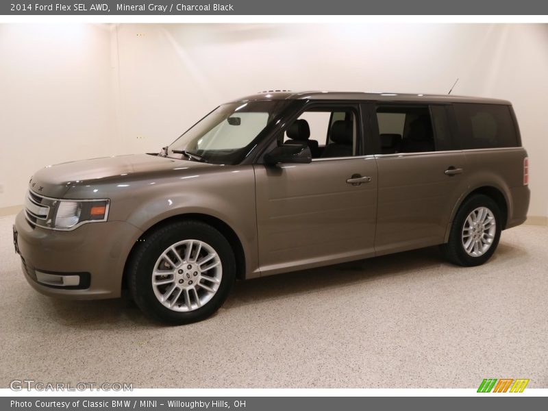 Mineral Gray / Charcoal Black 2014 Ford Flex SEL AWD