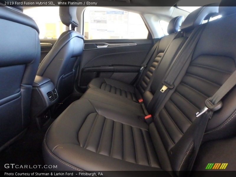 White Platinum / Ebony 2019 Ford Fusion Hybrid SEL