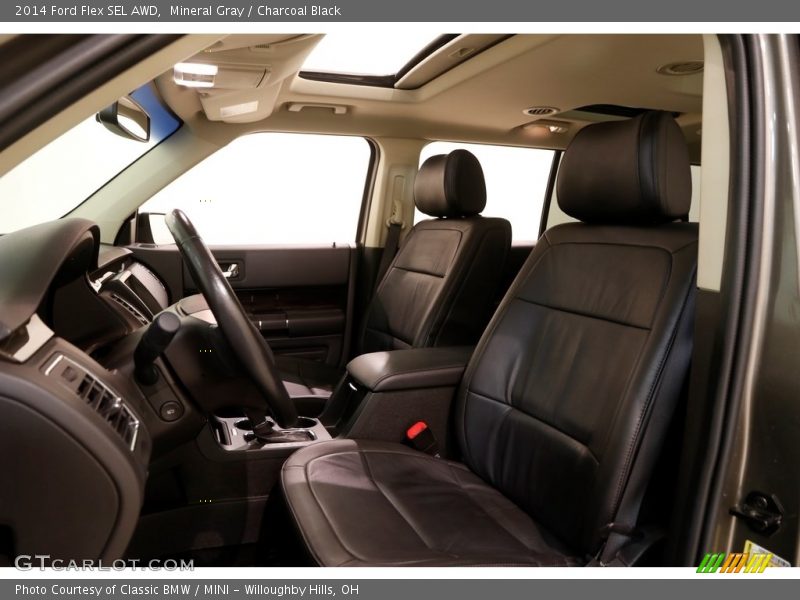 Mineral Gray / Charcoal Black 2014 Ford Flex SEL AWD