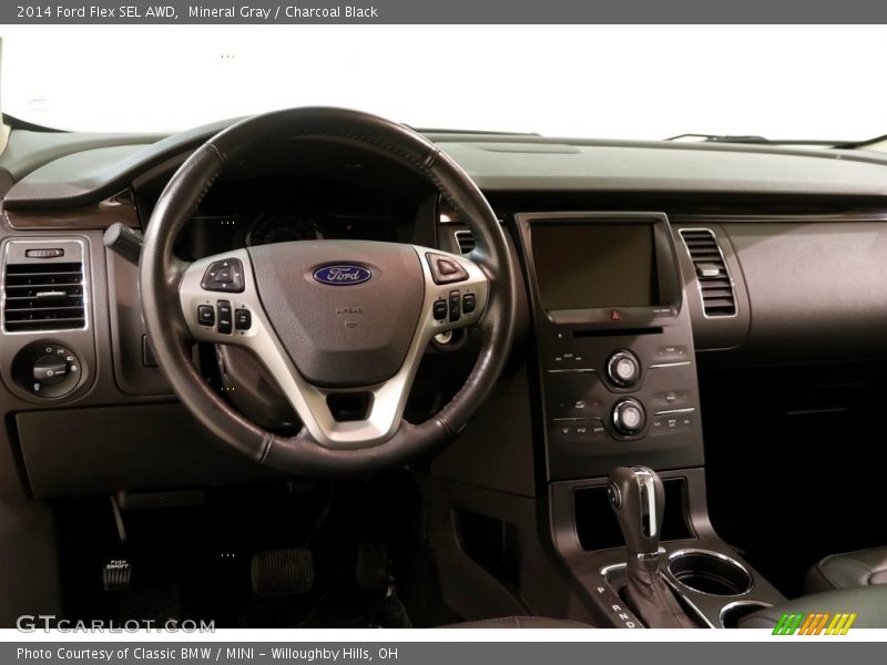 Mineral Gray / Charcoal Black 2014 Ford Flex SEL AWD