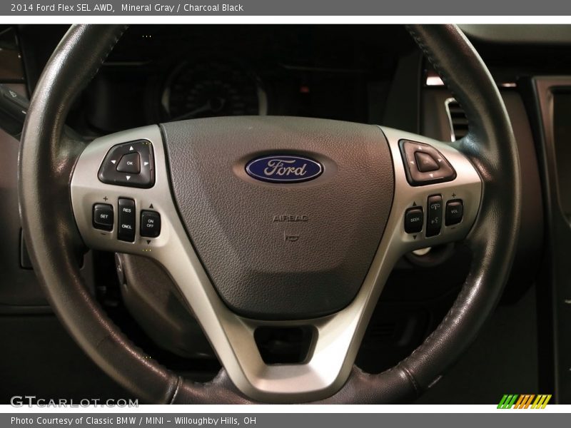 Mineral Gray / Charcoal Black 2014 Ford Flex SEL AWD