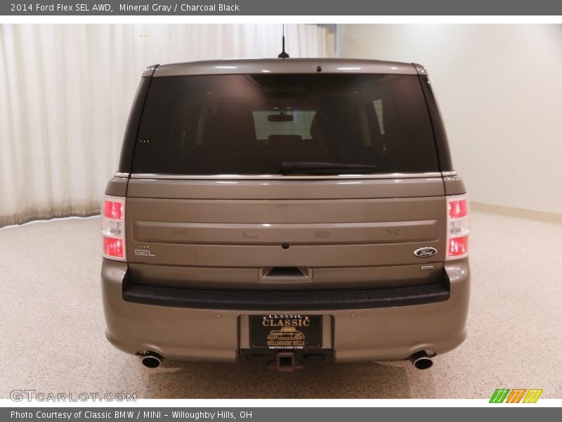 Mineral Gray / Charcoal Black 2014 Ford Flex SEL AWD