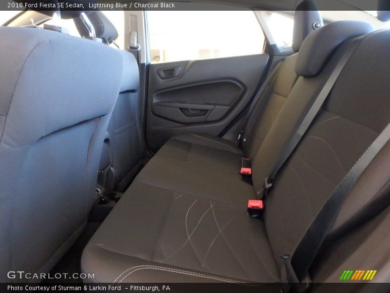 Lightning Blue / Charcoal Black 2018 Ford Fiesta SE Sedan