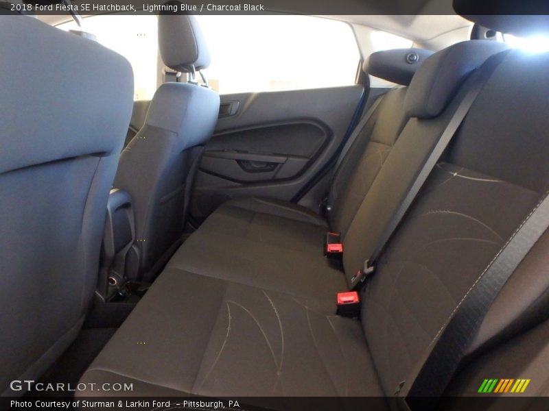 Lightning Blue / Charcoal Black 2018 Ford Fiesta SE Hatchback