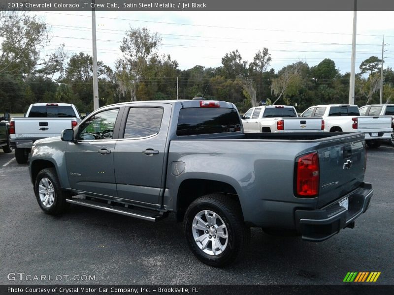 Satin Steel Metallic / Jet Black 2019 Chevrolet Colorado LT Crew Cab
