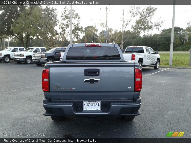 Satin Steel Metallic / Jet Black 2019 Chevrolet Colorado LT Crew Cab
